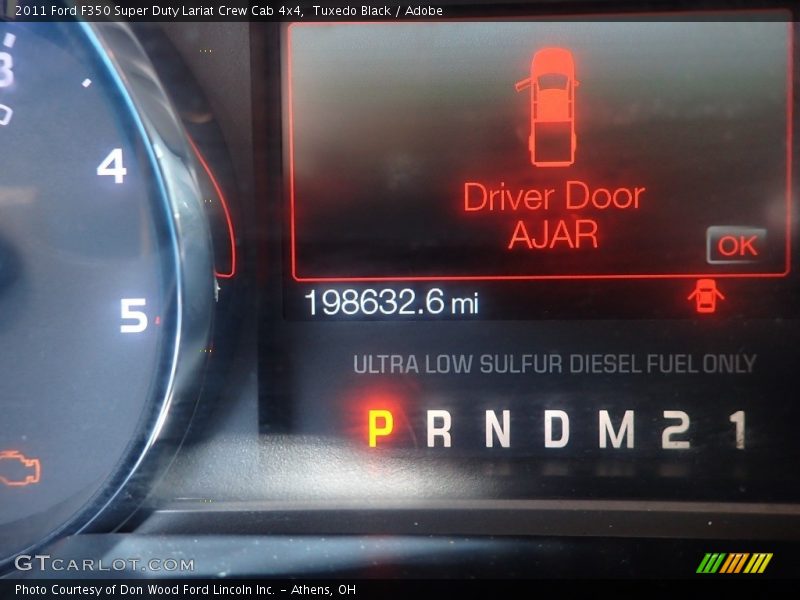 Tuxedo Black / Adobe 2011 Ford F350 Super Duty Lariat Crew Cab 4x4
