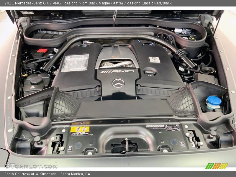  2021 G 63 AMG Engine - 4.0 Liter DI biturbo DOHC 32-Valve VVT V8