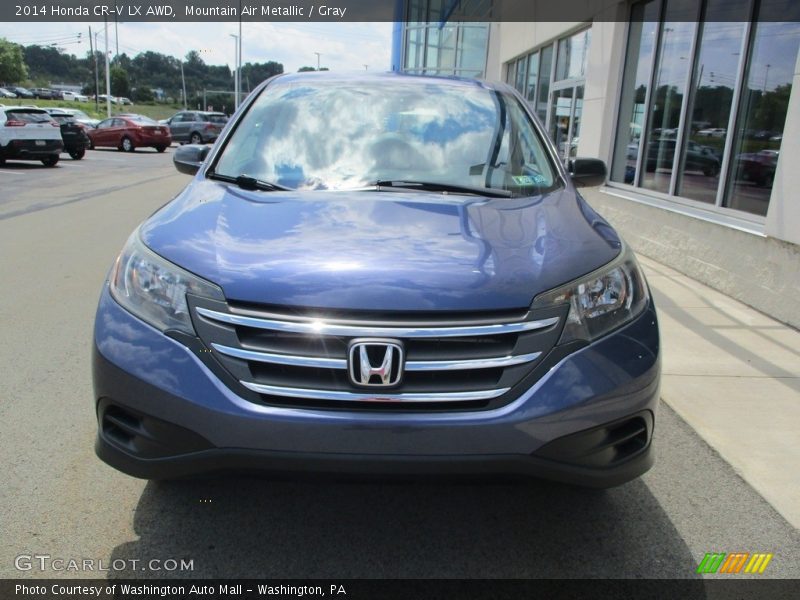 Mountain Air Metallic / Gray 2014 Honda CR-V LX AWD