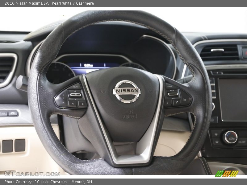 Pearl White / Cashmere 2016 Nissan Maxima SV
