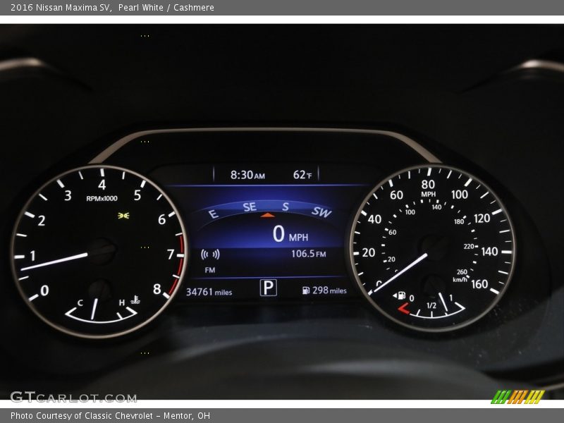 Pearl White / Cashmere 2016 Nissan Maxima SV