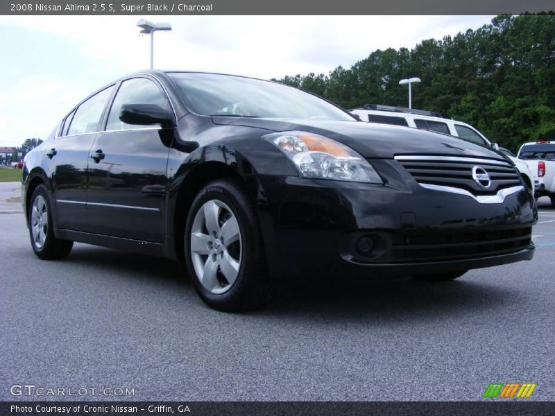 Super Black / Charcoal 2008 Nissan Altima 2.5 S