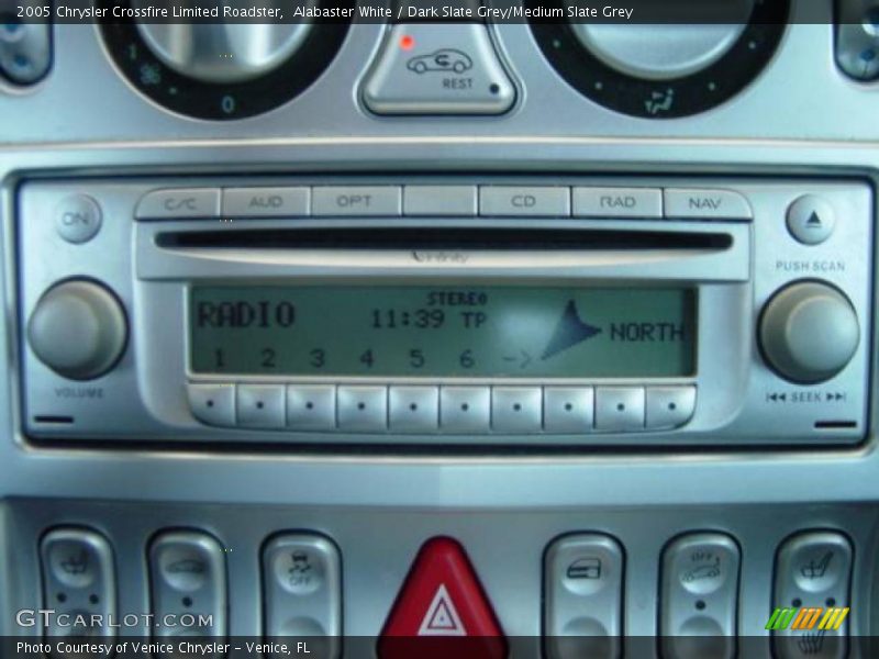 Alabaster White / Dark Slate Grey/Medium Slate Grey 2005 Chrysler Crossfire Limited Roadster