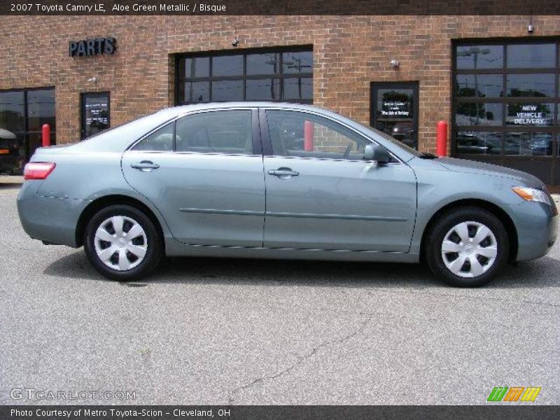 Aloe Green Metallic / Bisque 2007 Toyota Camry LE