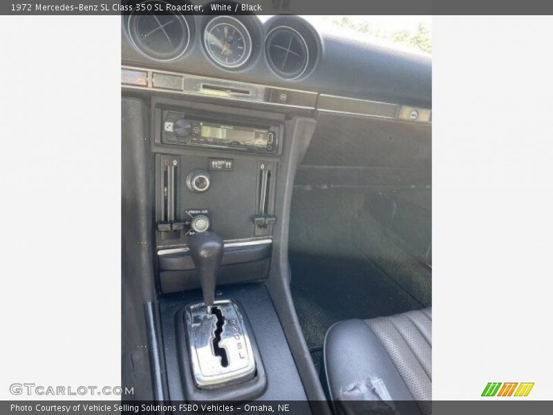 Controls of 1972 SL Class 350 SL Roadster