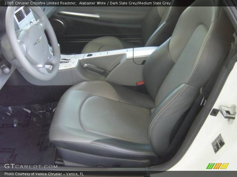 Alabaster White / Dark Slate Grey/Medium Slate Grey 2005 Chrysler Crossfire Limited Roadster