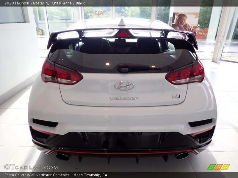 Chalk White / Black 2020 Hyundai Veloster N