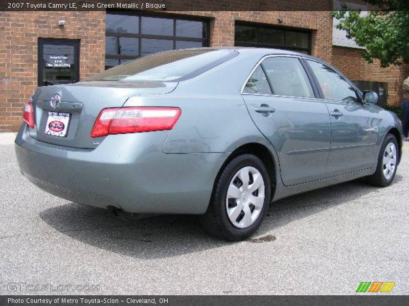 Aloe Green Metallic / Bisque 2007 Toyota Camry LE