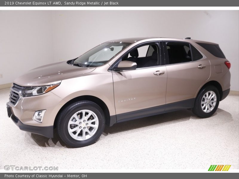 Sandy Ridge Metallic / Jet Black 2019 Chevrolet Equinox LT AWD