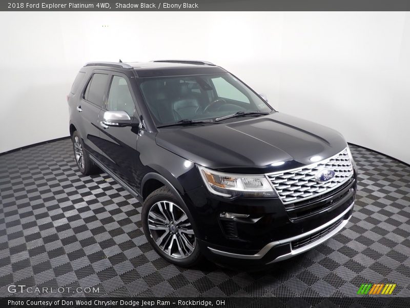 Shadow Black / Ebony Black 2018 Ford Explorer Platinum 4WD