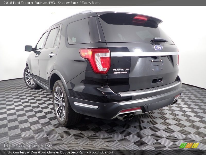 Shadow Black / Ebony Black 2018 Ford Explorer Platinum 4WD