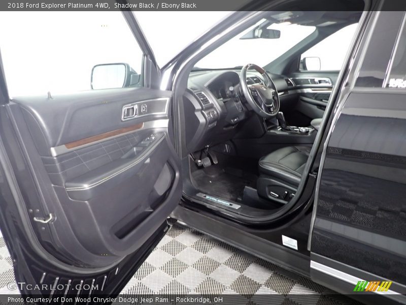 Shadow Black / Ebony Black 2018 Ford Explorer Platinum 4WD
