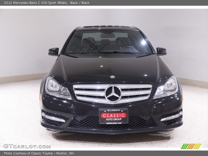 Black / Black 2012 Mercedes-Benz C 300 Sport 4Matic