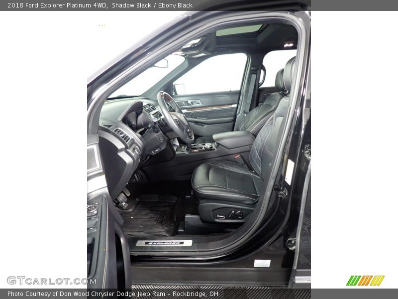 Shadow Black / Ebony Black 2018 Ford Explorer Platinum 4WD