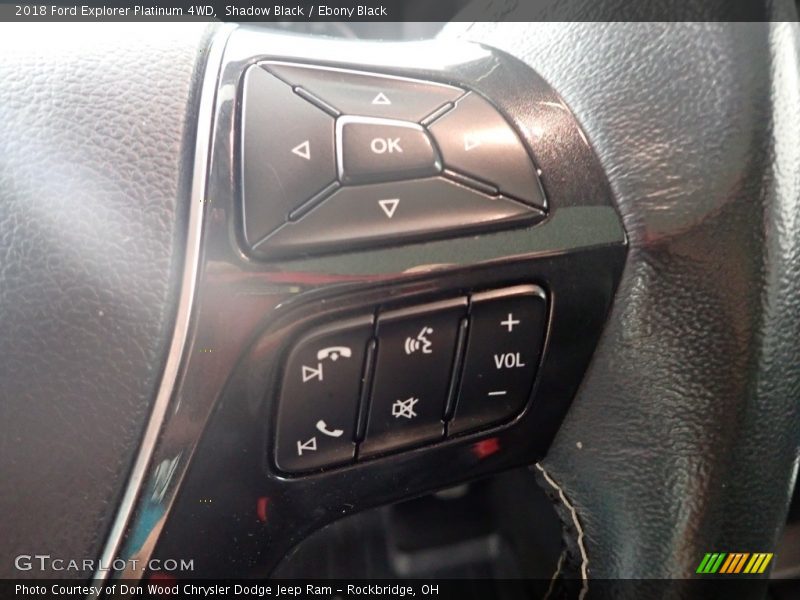 Shadow Black / Ebony Black 2018 Ford Explorer Platinum 4WD