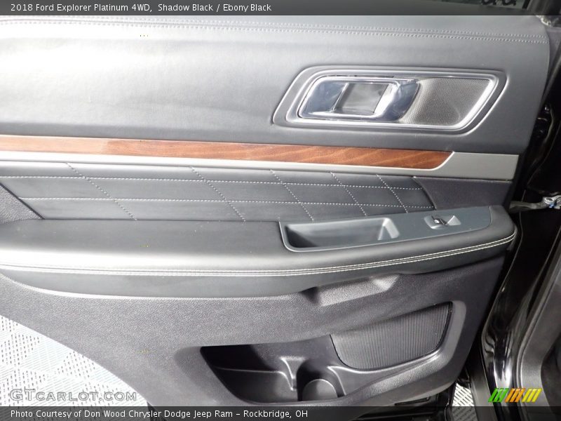 Shadow Black / Ebony Black 2018 Ford Explorer Platinum 4WD