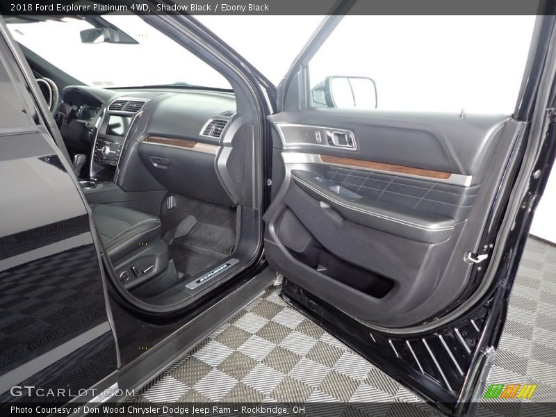 Shadow Black / Ebony Black 2018 Ford Explorer Platinum 4WD