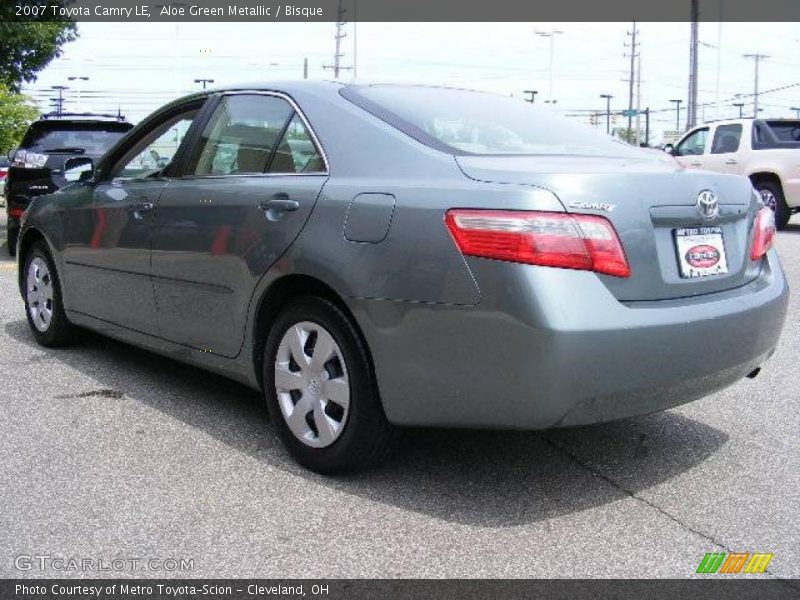 Aloe Green Metallic / Bisque 2007 Toyota Camry LE
