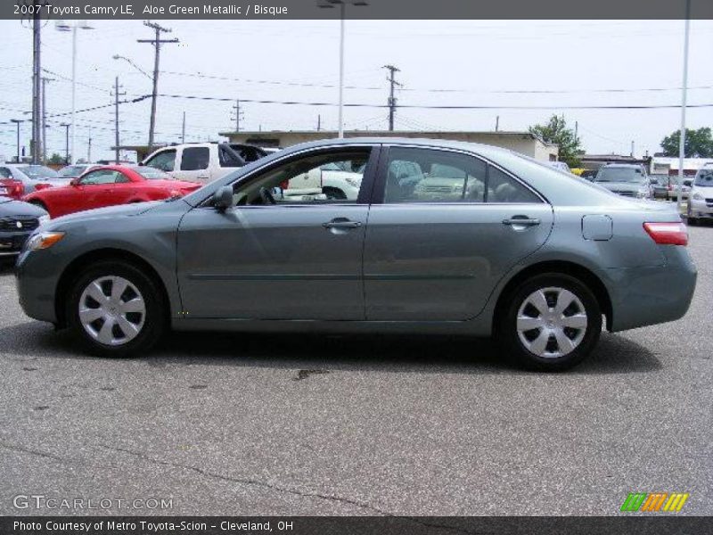 Aloe Green Metallic / Bisque 2007 Toyota Camry LE