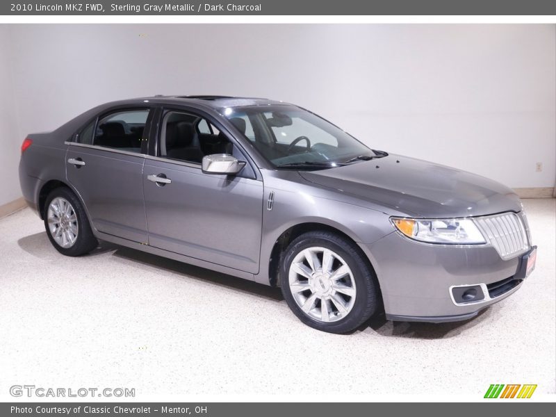 Sterling Gray Metallic / Dark Charcoal 2010 Lincoln MKZ FWD