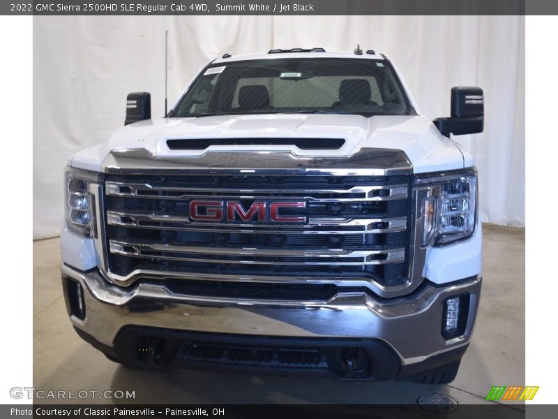 Summit White / Jet Black 2022 GMC Sierra 2500HD SLE Regular Cab 4WD