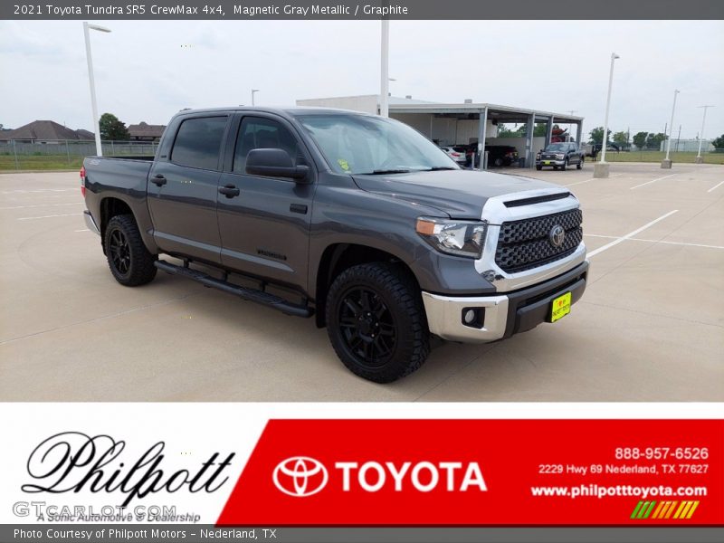 Magnetic Gray Metallic / Graphite 2021 Toyota Tundra SR5 CrewMax 4x4
