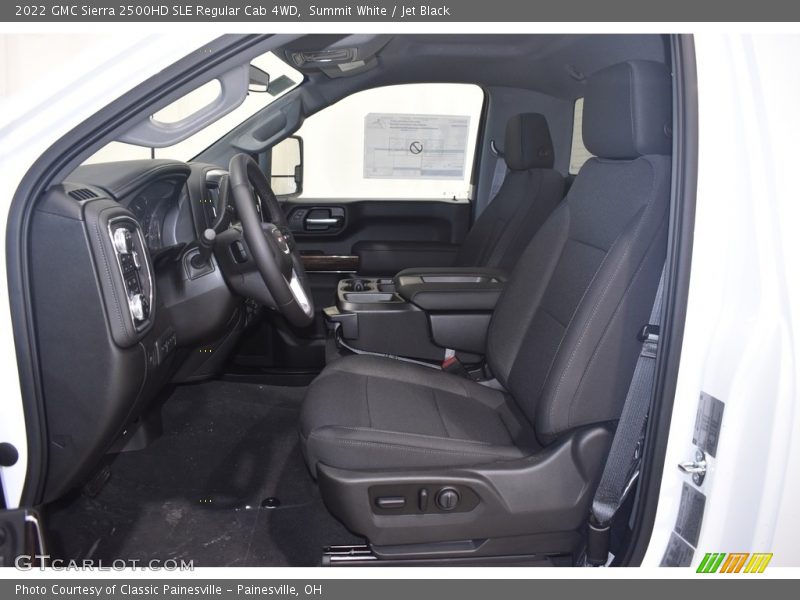  2022 Sierra 2500HD SLE Regular Cab 4WD Jet Black Interior