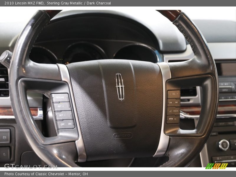 Sterling Gray Metallic / Dark Charcoal 2010 Lincoln MKZ FWD