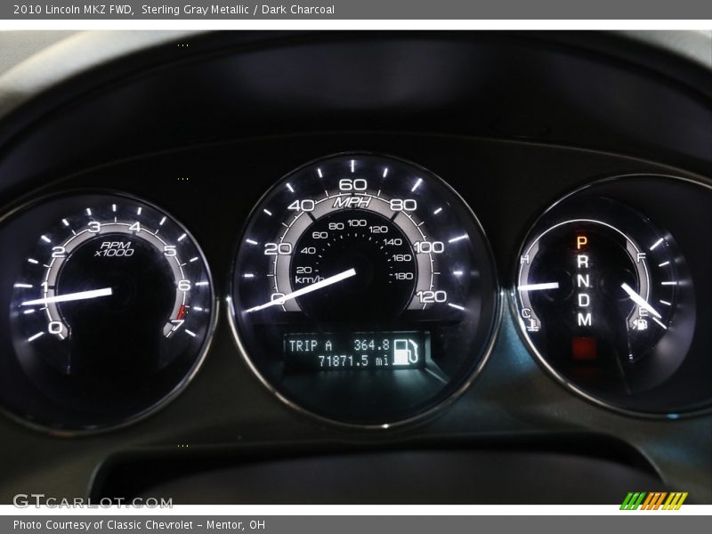 Sterling Gray Metallic / Dark Charcoal 2010 Lincoln MKZ FWD