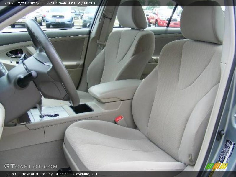 Aloe Green Metallic / Bisque 2007 Toyota Camry LE