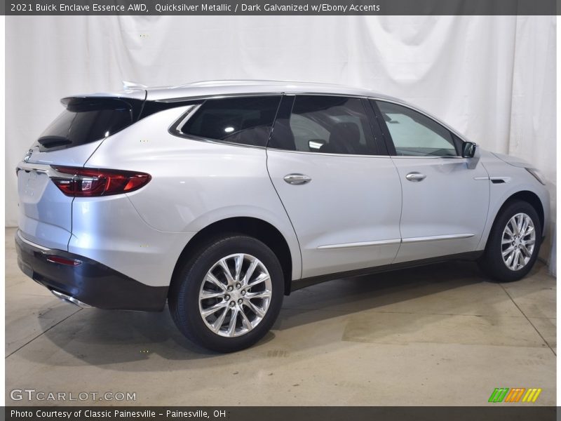 Quicksilver Metallic / Dark Galvanized w/Ebony Accents 2021 Buick Enclave Essence AWD
