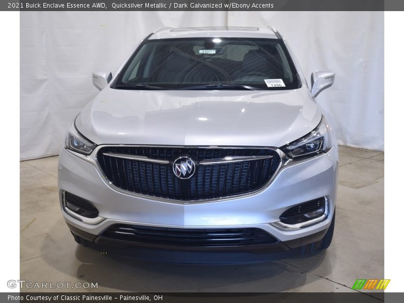 Quicksilver Metallic / Dark Galvanized w/Ebony Accents 2021 Buick Enclave Essence AWD