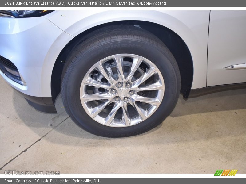 Quicksilver Metallic / Dark Galvanized w/Ebony Accents 2021 Buick Enclave Essence AWD