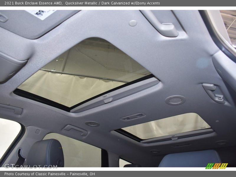 Quicksilver Metallic / Dark Galvanized w/Ebony Accents 2021 Buick Enclave Essence AWD