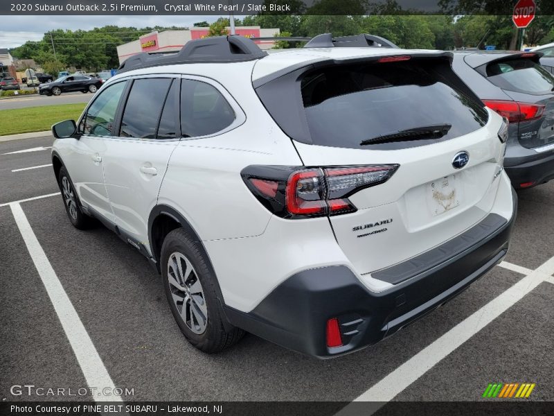 Crystal White Pearl / Slate Black 2020 Subaru Outback 2.5i Premium