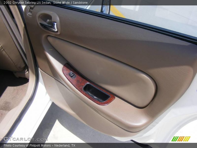 Stone White / Sandstone 2002 Chrysler Sebring LXi Sedan