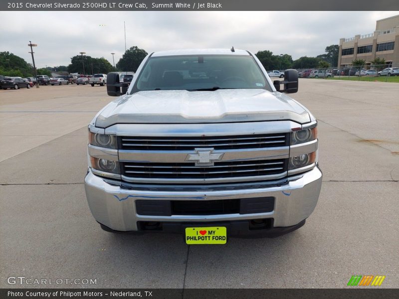 Summit White / Jet Black 2015 Chevrolet Silverado 2500HD LT Crew Cab