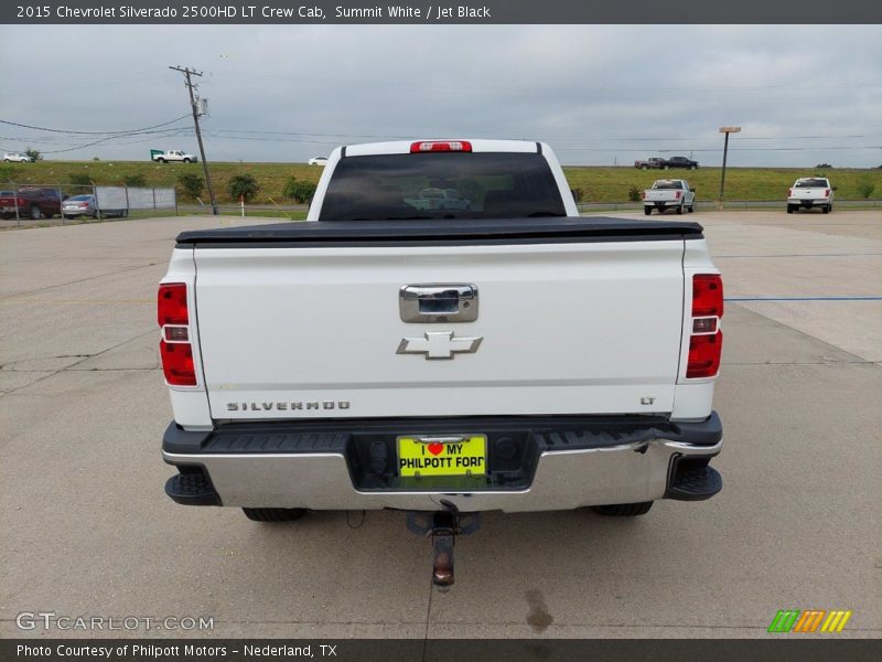 Summit White / Jet Black 2015 Chevrolet Silverado 2500HD LT Crew Cab