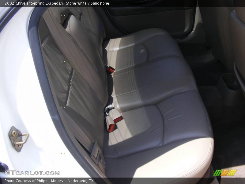 Stone White / Sandstone 2002 Chrysler Sebring LXi Sedan