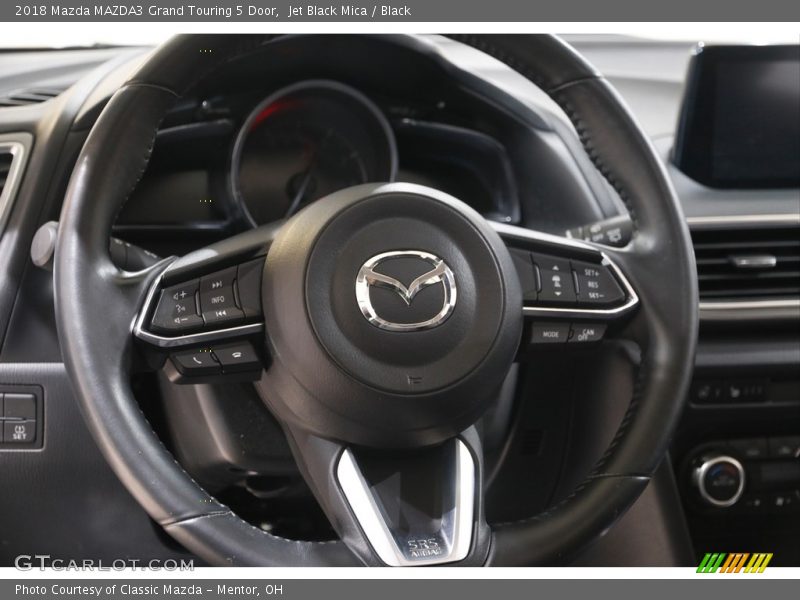 Jet Black Mica / Black 2018 Mazda MAZDA3 Grand Touring 5 Door