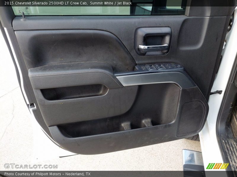 Summit White / Jet Black 2015 Chevrolet Silverado 2500HD LT Crew Cab