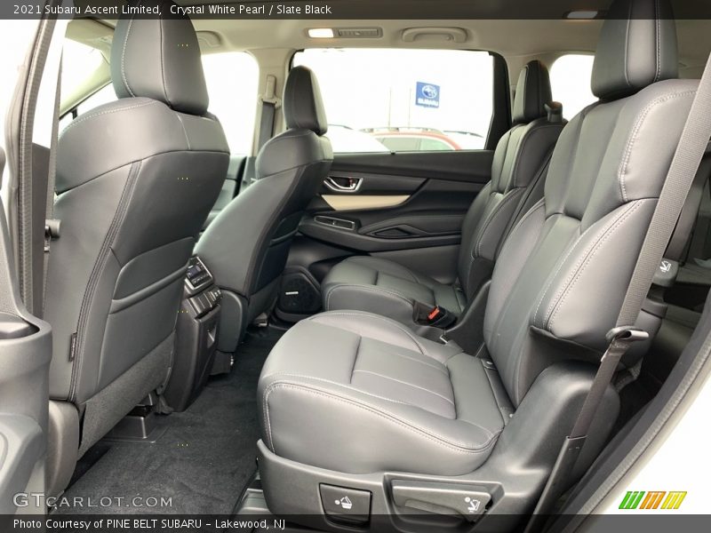 Crystal White Pearl / Slate Black 2021 Subaru Ascent Limited