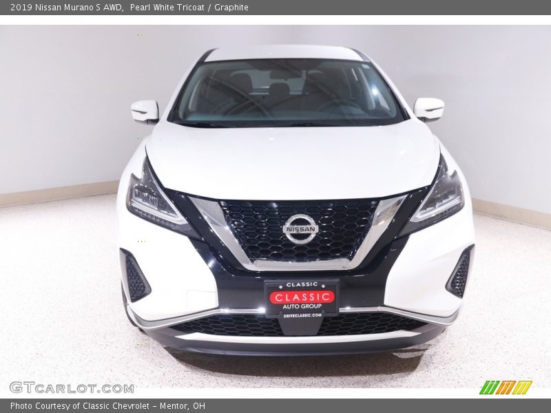 Pearl White Tricoat / Graphite 2019 Nissan Murano S AWD