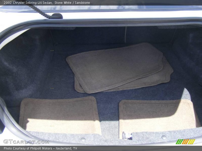 Stone White / Sandstone 2002 Chrysler Sebring LXi Sedan
