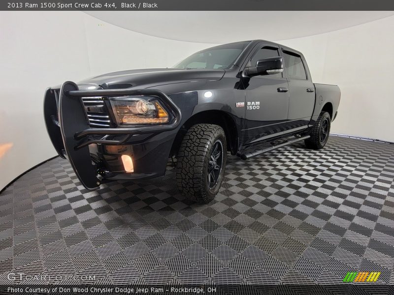 Black / Black 2013 Ram 1500 Sport Crew Cab 4x4