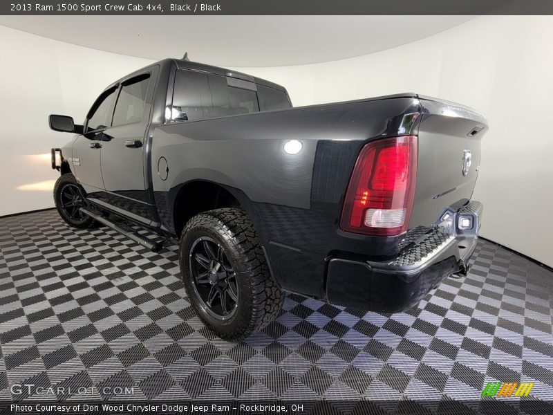 Black / Black 2013 Ram 1500 Sport Crew Cab 4x4