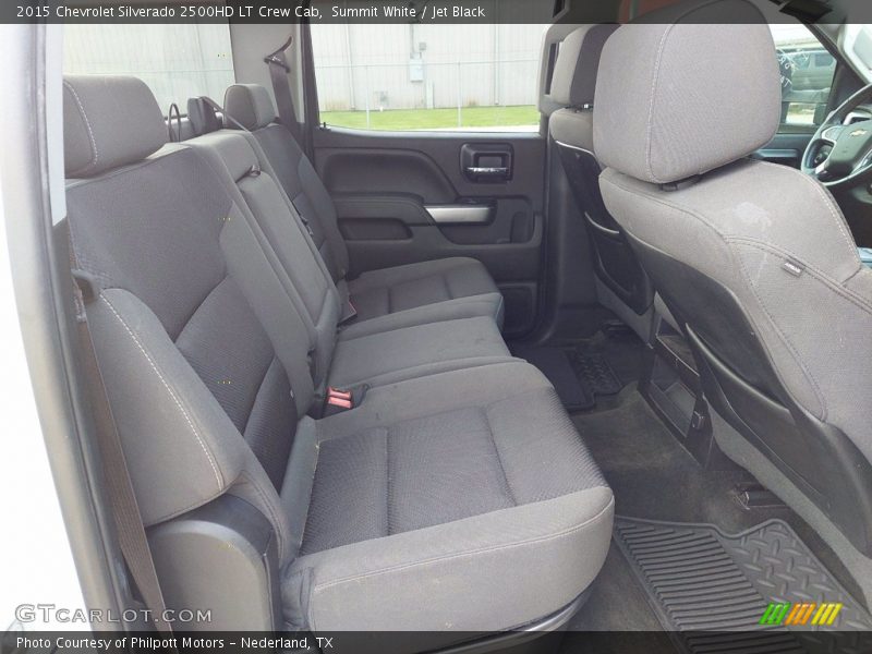 Rear Seat of 2015 Silverado 2500HD LT Crew Cab