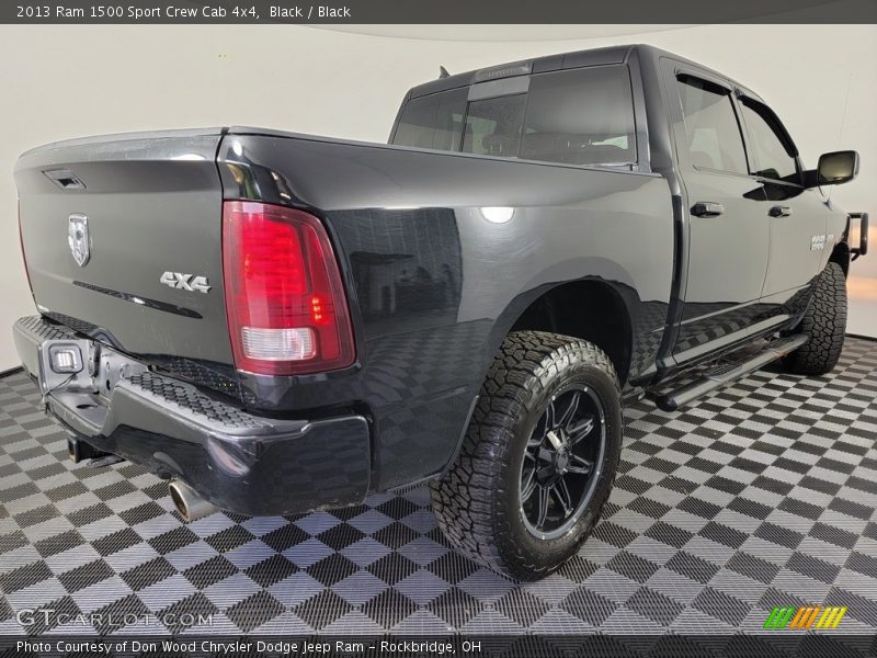 Black / Black 2013 Ram 1500 Sport Crew Cab 4x4