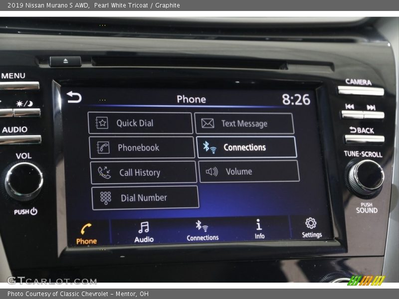 Pearl White Tricoat / Graphite 2019 Nissan Murano S AWD
