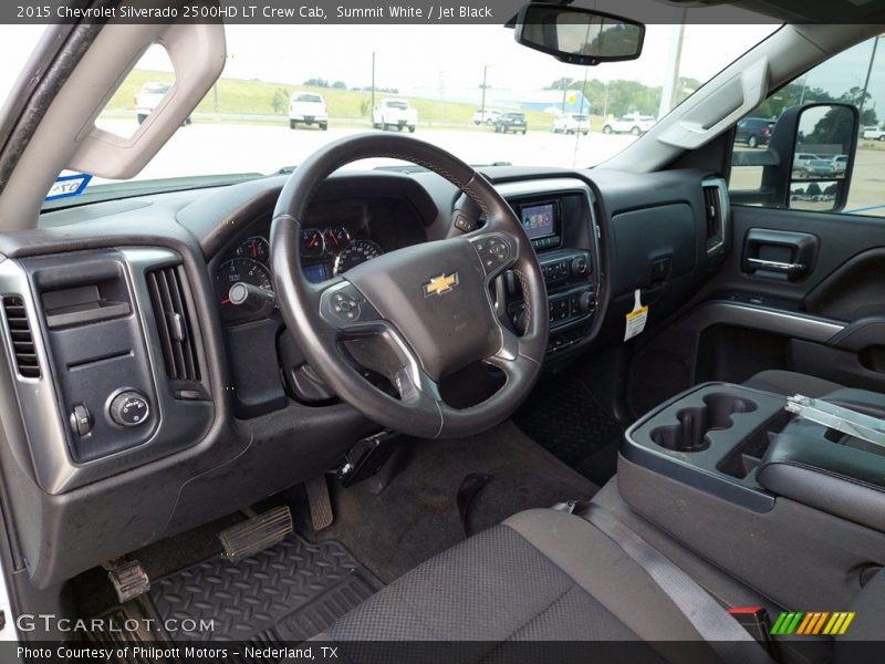 Summit White / Jet Black 2015 Chevrolet Silverado 2500HD LT Crew Cab